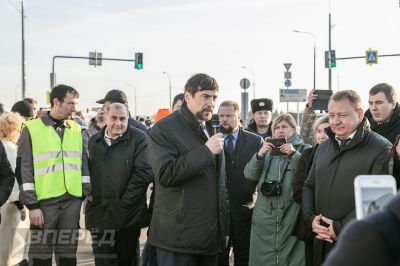 Министр транспорта на открытии Западного объезда_2