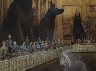 Два мира на одной выставке: Игорь Олейников и квартет анималистов_12