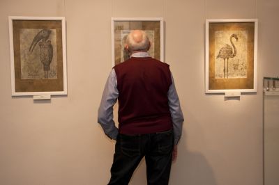 Два мира на одной выставке: Игорь Олейников и квартет анималистов_24