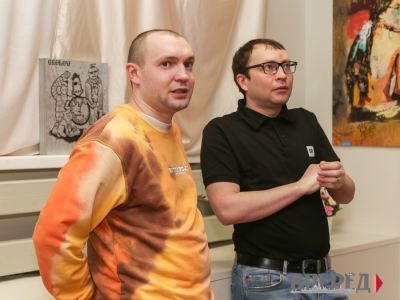 Выставка молодых художников в «АртБazе»_74