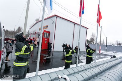 Открытие пожарного депо в Торгашино_9