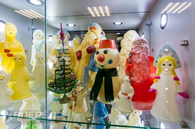 Выставка новогодних игрушек в музее Советского детства_22